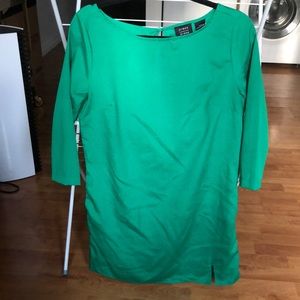Vibrant Simple Straight Cut Dress